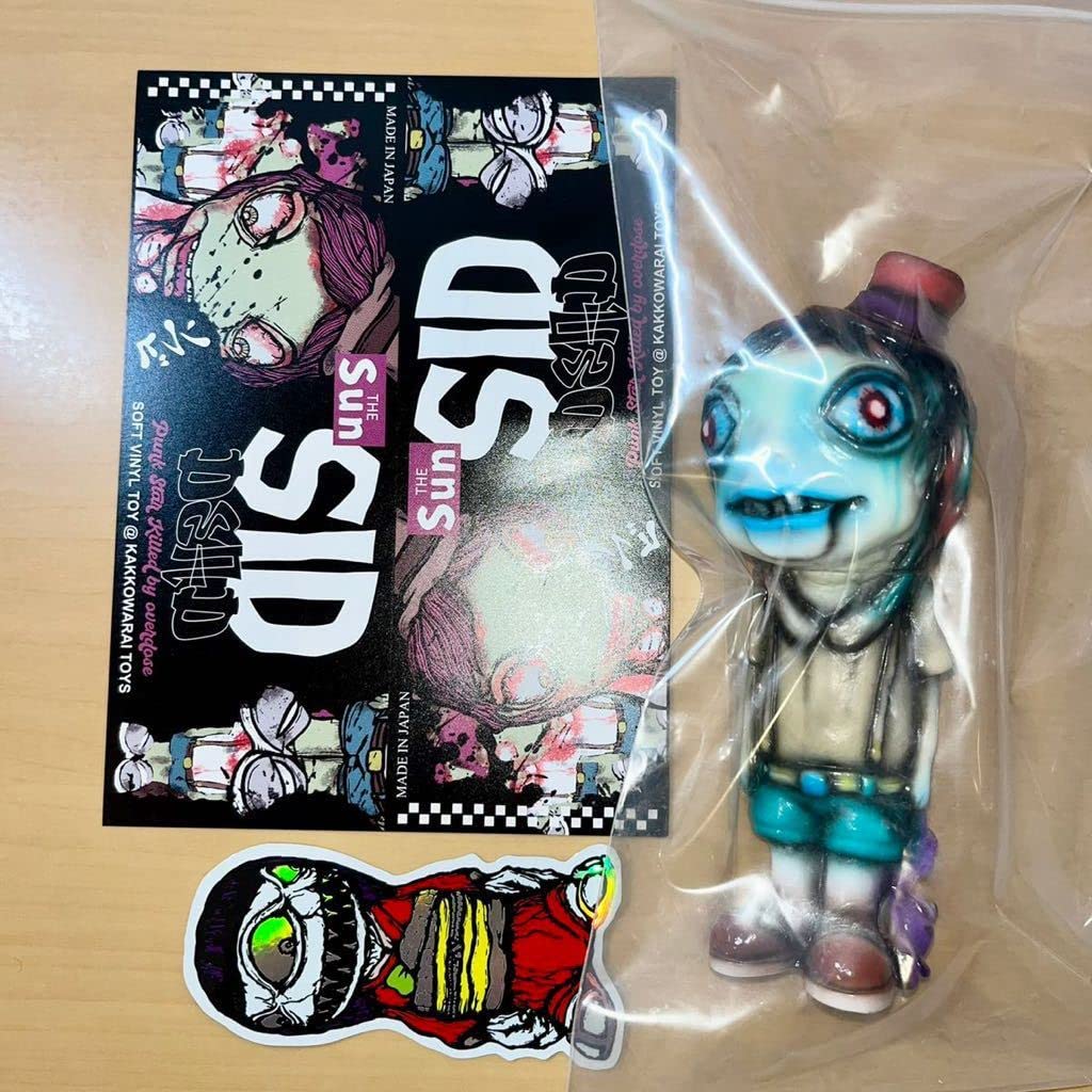 Amazon.co.jp: かっこわらい雑貨店 シド SID 青白 妖怪 ソフビ